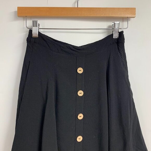 Modcloth Women's You Sassy Thing Skater Skirt With Pockets Size XS - Picture 4 of 12